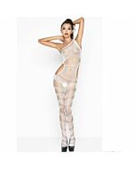 Passion woman bs041 bodystocking blanco talla unica