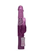 Vibratore coniglietto rotante - viola