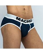 Uomo - ms129 slip corti blu scuro taglia s