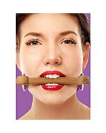 Bavaglio di legno lillà