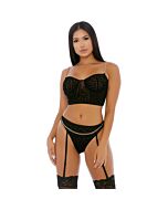 Incatenami bustier set negro