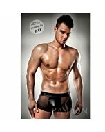 Passion 003 uomo in pelle nera trasparente m / c