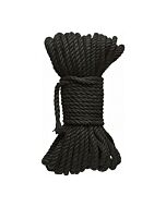 Kink bondage rope canapa 914x0,6cm - nero