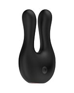 Stimolatore clitorideo doppio eccezionale - Nero