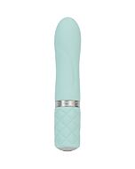 Vibratore in vetro flirty - turchese