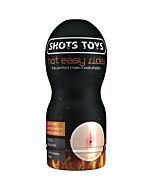 Masturbatore maschile dalla forma anale con effetto calore