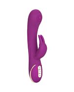 Coniglietto vibrante in silicone - viola