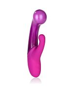 Vibratore in silicone viola opale