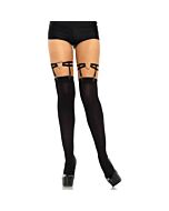 Ligueros con tachuelas - negro