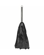 Frusta in metallo e manico in acciaio - nero
