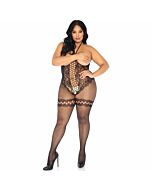 Leg avenue bodystocking seno nudo plus size