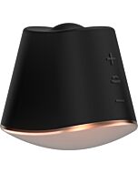 Stimolatore clitorideo abbagliante con rotazione - Nero