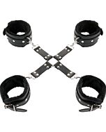 Manette Oscurità Pelle Nera