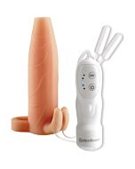 Copertura del pene con vibratore per lei