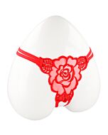 Perizoma natalizio Hana rosso apertura unica taglia 08