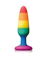 Spina piccola in silicone arcobaleno