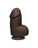 Fat d - realistico pene ultraskyn 15,7cm - cioccolato