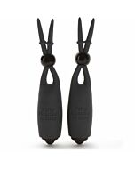 Cinquanta tonalità di morsetti per capezzoli vibranti grigi