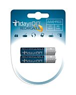 Pila recargable hr03 1,2v 900ma dayron pack 2
