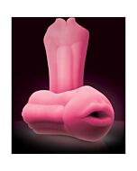 Masturbatore per bocca in silicone Firefly BJ - rosa