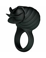 Anello in silicone Pretty Love Frances con rotazione nero