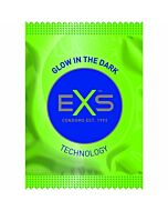 Exs - preservativo fluorescente - confezione da 100 pezzi