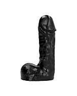 Tutto il pene realistico nero 19cm