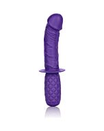 Pene in silicone con elica di presa - viola