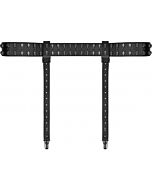 Ahia! bretelle a spillo con teschi e ossa - nero