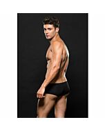 Negro tronco di waffle mod boxer in microfibra elasticizzata Envy