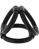 Imbracatura nera per Tri ring cock