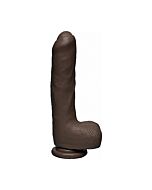 Uncut d - realistico pene firmkyn 22cm - cioccolato