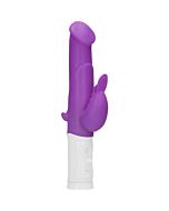 Vibratore coniglietto rampante con rotazione - viola