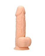 Pene in silicone con testicoli 21,6 cm