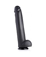 The master pene con base de succión 32cm - negro