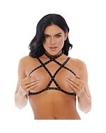 Stud me down reggiseno con borchie argento