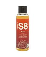 Olio da massaggio relax S8: tè verde e fiore lilla - 125ml