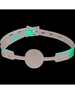 Bavaglio in silicone e pelle