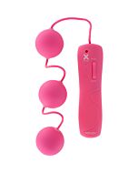Sfere rosa vibranti a tripla vibrazione