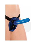 Imbracatura fantasia fetish prima volta blu 13 cm