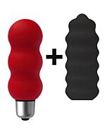 Joystick per micro stimolatore giroscopico con cover rosse e nere