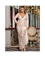 Vestaglia bianca schiantata