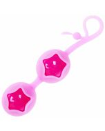 Simpatiche palline lila love in silicone