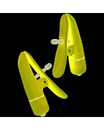 Morsetti per capezzoli con vibratore viola