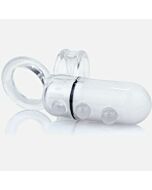 Vibratore trasparente Anillo che urla il ciondolo