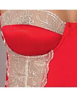 Lorraine passion shirt & tanga rojo s / m