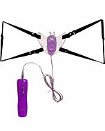 Cinturino da ballo su mini butterlfy con vibrazione lilla