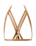 Reggiseno labirinto bijoux indiscrets con cinturini - marrã “n