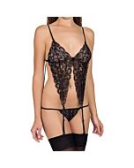 Babydoll nero pioggia nero