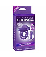 Telecomando fantasy c-ringz con anello viola